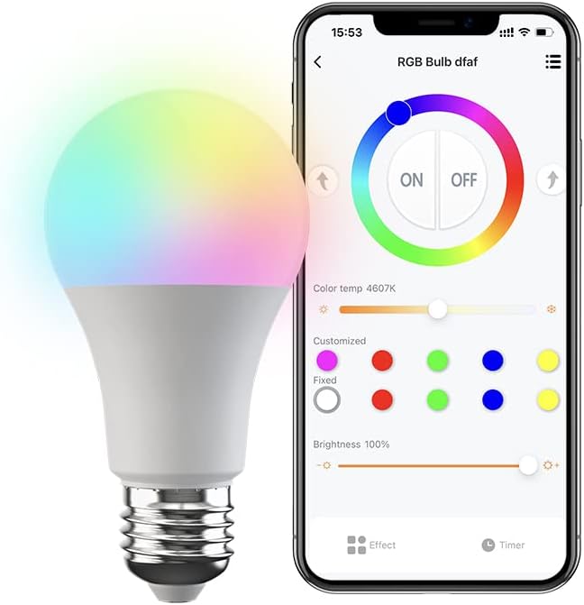لمبة 12 وات rgb 12 لون 12W RGB 12-color bulb - Image 1